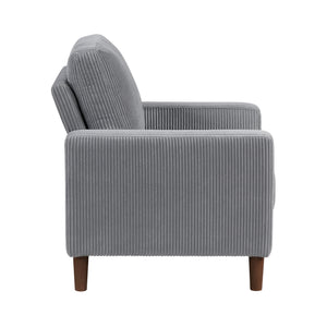 Caspian Corduroy Fabric Living Room Chair