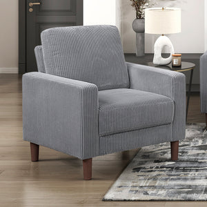 Caspian Corduroy Fabric Living Room Chair