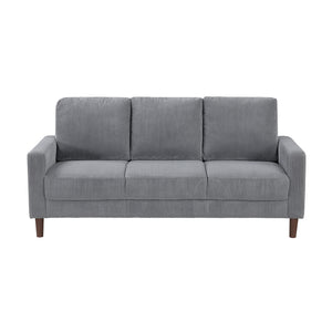 Caspian 2-Piece Corduroy Fabric Living Room Sofa Set