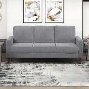 Caspian Corduroy Fabric Living Room Sofa
