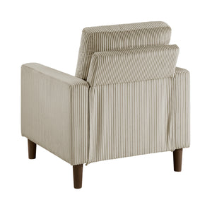 Caspian Corduroy Fabric Living Room Chair