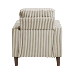 Caspian Corduroy Fabric Living Room Chair
