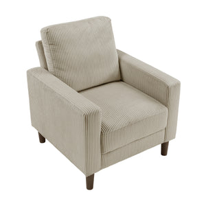 Caspian Corduroy Fabric Living Room Chair