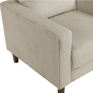 Caspian Corduroy Fabric Living Room Chair