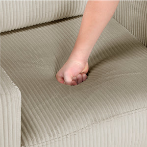 Caspian 2-Piece Corduroy Fabric Living Room Sofa Set