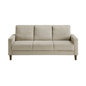 Caspian 3-Piece Corduroy Fabric Living Room Sofa Set
