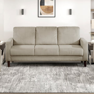 Caspian Corduroy Fabric Living Room Sofa