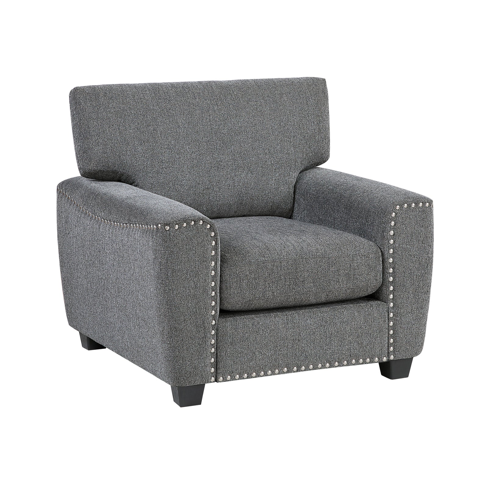 Windsor 3-Piece Chenille Fabric Living Room Sofa Set
