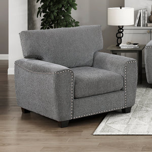 Windsor Chenille Fabric Living Room Chair