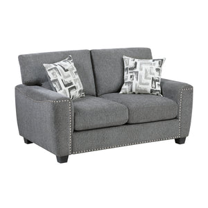 Windsor 2-Piece Chenille Fabric Living Room Sofa Set