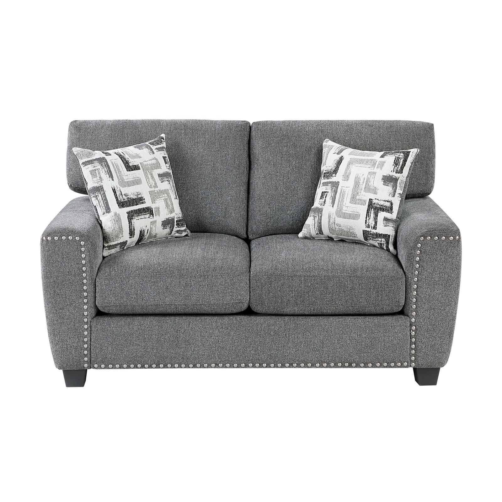 Windsor Chenille Fabric Living Room Loveseat
