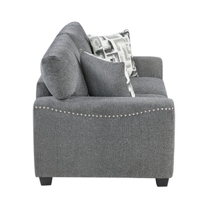 Windsor 2-Piece Chenille Fabric Living Room Sofa Set