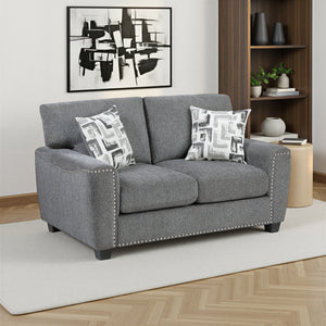 Windsor Chenille Fabric Living Room Loveseat