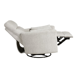 Abbeville Textured Microfiber Swivel Glider Reclining Chair