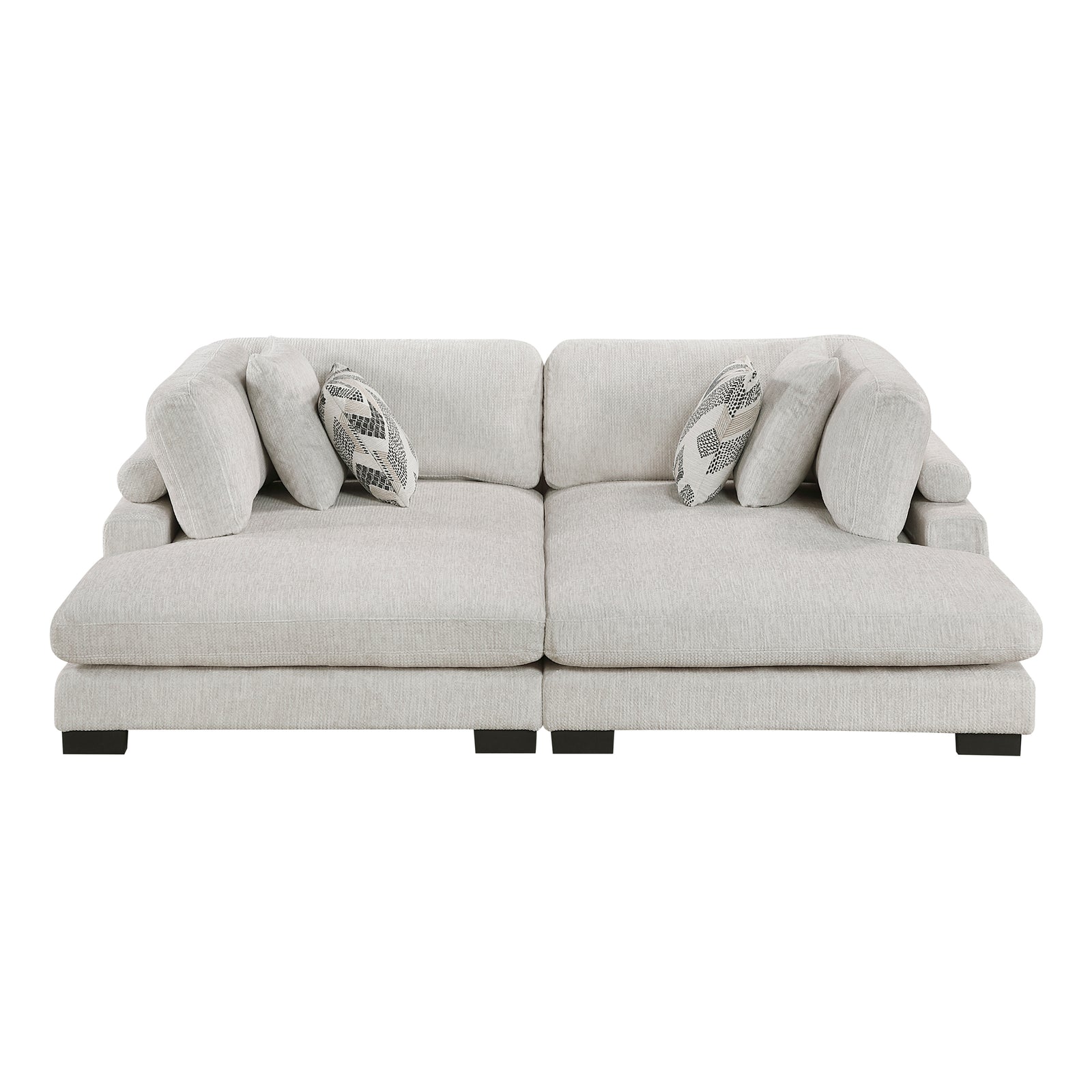 Abbeville Microfiber 2-Piece Sectional Chaise