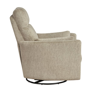 Abbeville Textured Microfiber Swivel Glider Reclining Chair