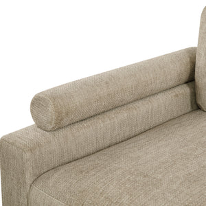 Abbeville  4-Piece Textured Microfiber Modular Sectional