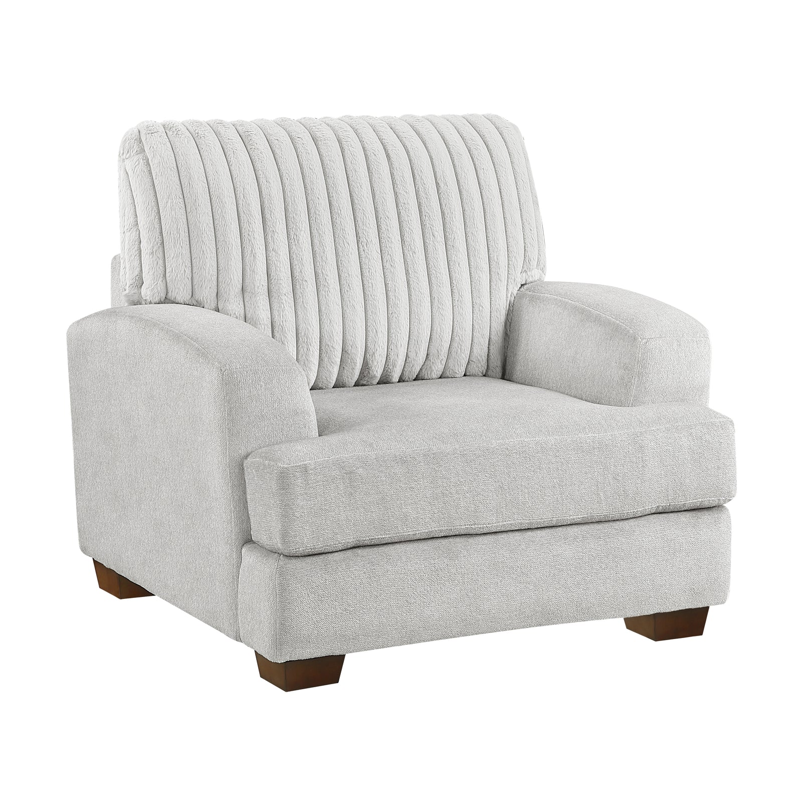 Montara Textured Microfiber and Corduroy Living Room Chair