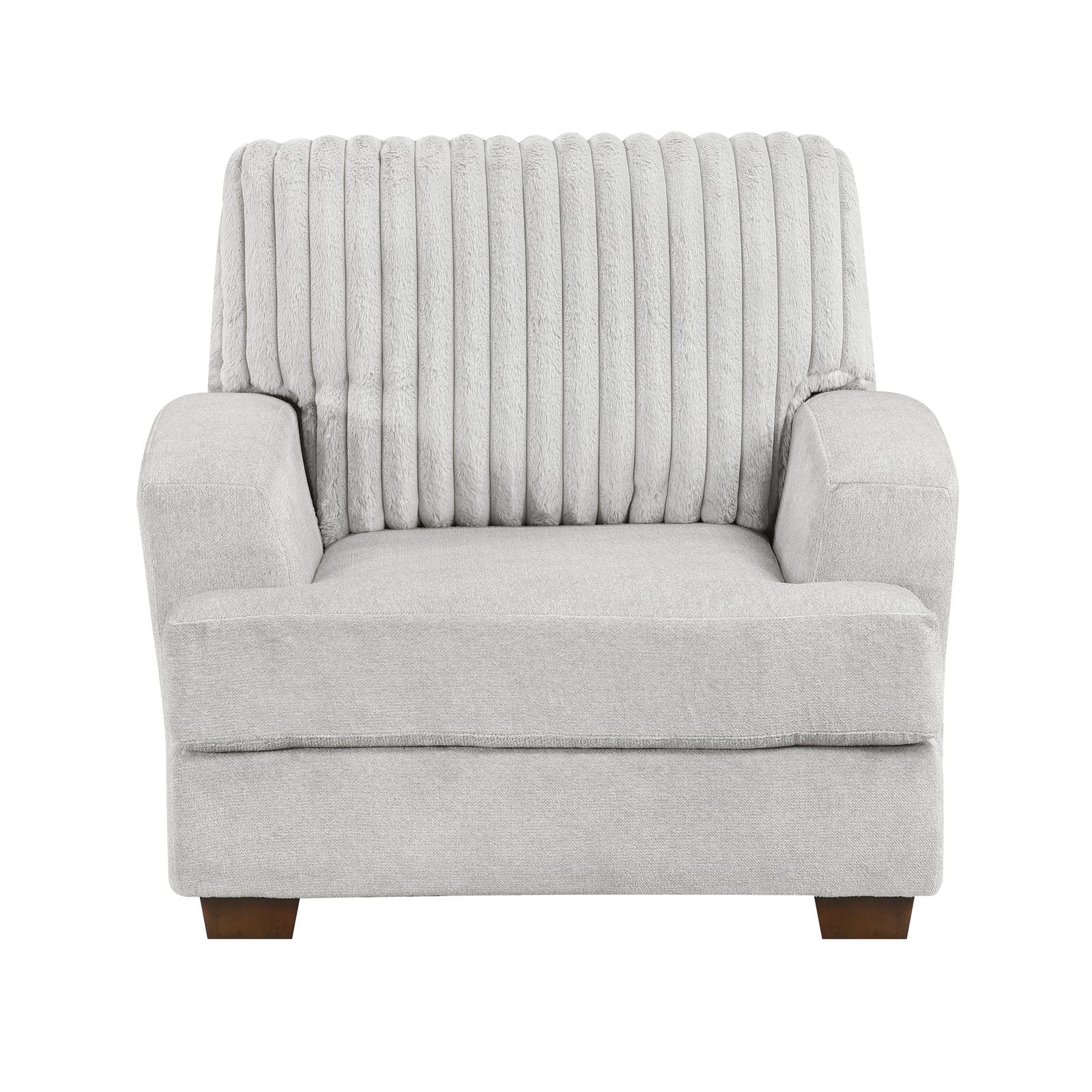 Montara Textured Microfiber and Corduroy Living Room Chair