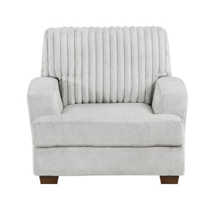 Montara 3-Piece Textured Microfiber and Corduroy Living Room Sofa Set