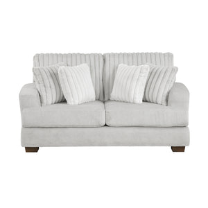 Montara Textured Microfiber and Corduroy Living Room Loveseat