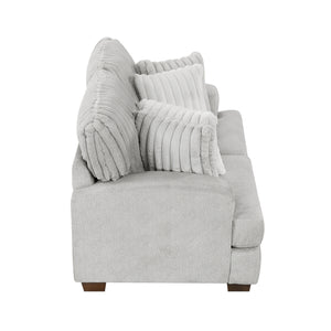Montara Textured Microfiber and Corduroy Living Room Loveseat