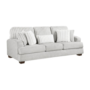 Montara Textured Microfiber and Corduroy Living Room Sofa