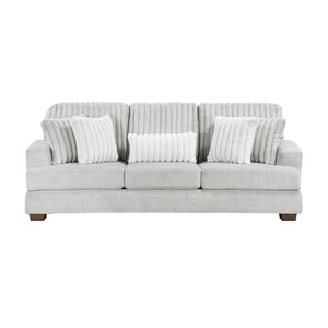 Montara 2-Piece Textured Microfiber and Corduroy Living Room Sofa Set