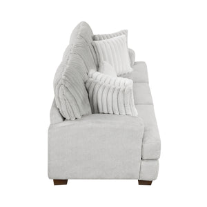 Montara Textured Microfiber and Corduroy Living Room Sofa