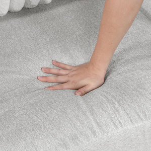 Montara Textured Microfiber and Corduroy Living Room Sofa