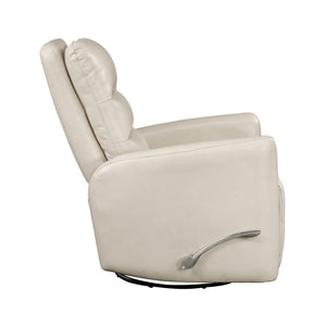 Preston Faux Leather Swivel Glider Reclining Chair