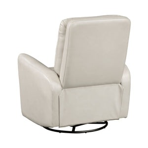 Preston Faux Leather Swivel Glider Reclining Chair