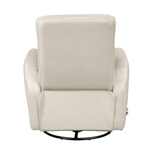 Preston Faux Leather Swivel Glider Reclining Chair
