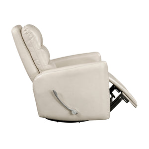 Preston Faux Leather Swivel Glider Reclining Chair