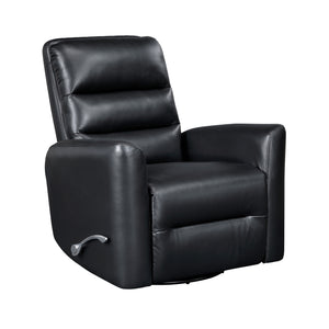 Preston Faux Leather Swivel Glider Reclining Chair