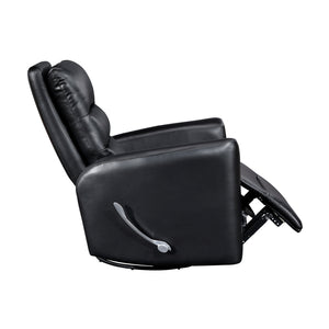 Preston Faux Leather Swivel Glider Reclining Chair