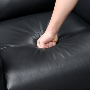 Preston Faux Leather Swivel Glider Reclining Chair
