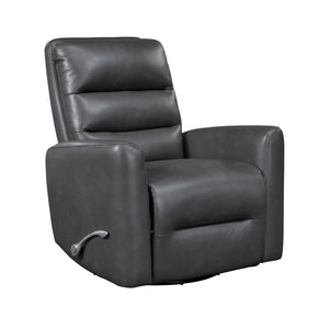 Preston Faux Leather Swivel Glider Reclining Chair