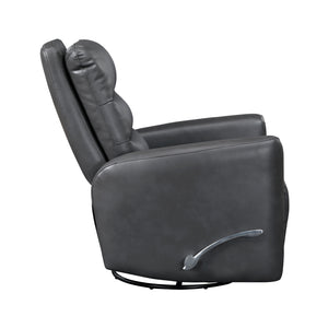Preston Faux Leather Swivel Glider Reclining Chair