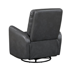 Preston Faux Leather Swivel Glider Reclining Chair