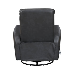 Preston Faux Leather Swivel Glider Reclining Chair