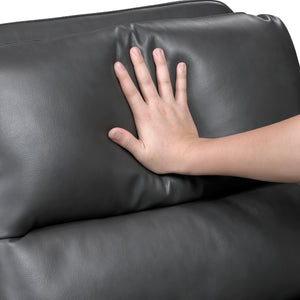 Preston Faux Leather Swivel Glider Reclining Chair