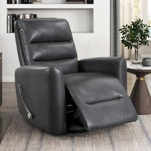 Preston Faux Leather Swivel Glider Reclining Chair