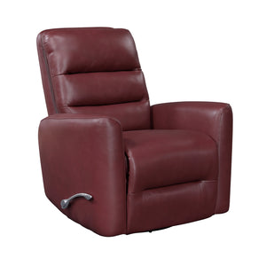 Preston Faux Leather Swivel Glider Reclining Chair