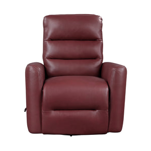 Preston Faux Leather Swivel Glider Reclining Chair