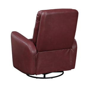 Preston Faux Leather Swivel Glider Reclining Chair