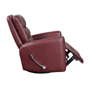 Preston Faux Leather Swivel Glider Reclining Chair