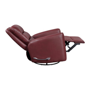 Preston Faux Leather Swivel Glider Reclining Chair