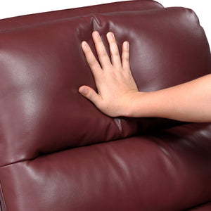 Preston Faux Leather Swivel Glider Reclining Chair