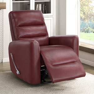 Preston Faux Leather Swivel Glider Reclining Chair